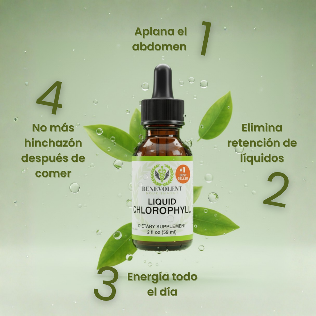 BENEVOLENT™ | Clorofila Líquida Para Eliminar Hinchazón